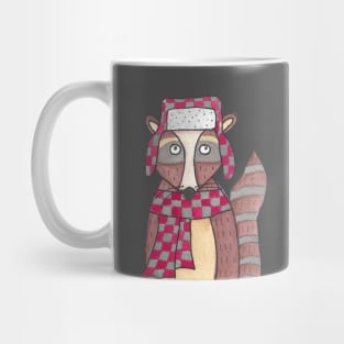 Winter Raccoon Mug